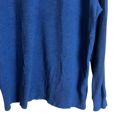 L.L. Bean mens blue waffle shirt. Size large tall - Picture 7 of 9